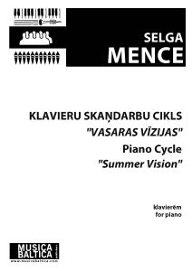 Vasaras vīzijas. Klavieru skaņdarbu cikls