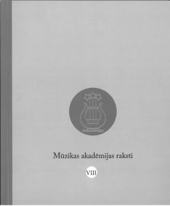 Mūzikas akadēmijas raksti VIII